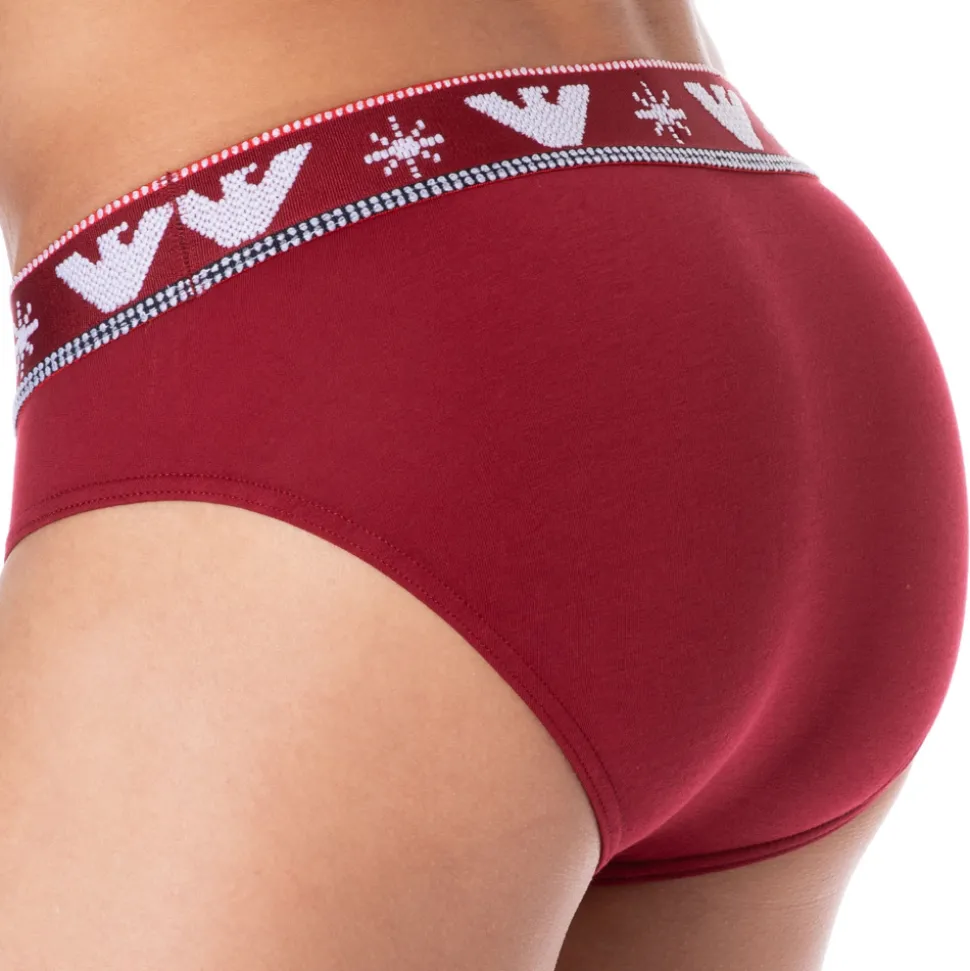 Slip Holidays Jacquard Rouge