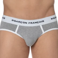 Slip Le Tombeur Gris Chiné