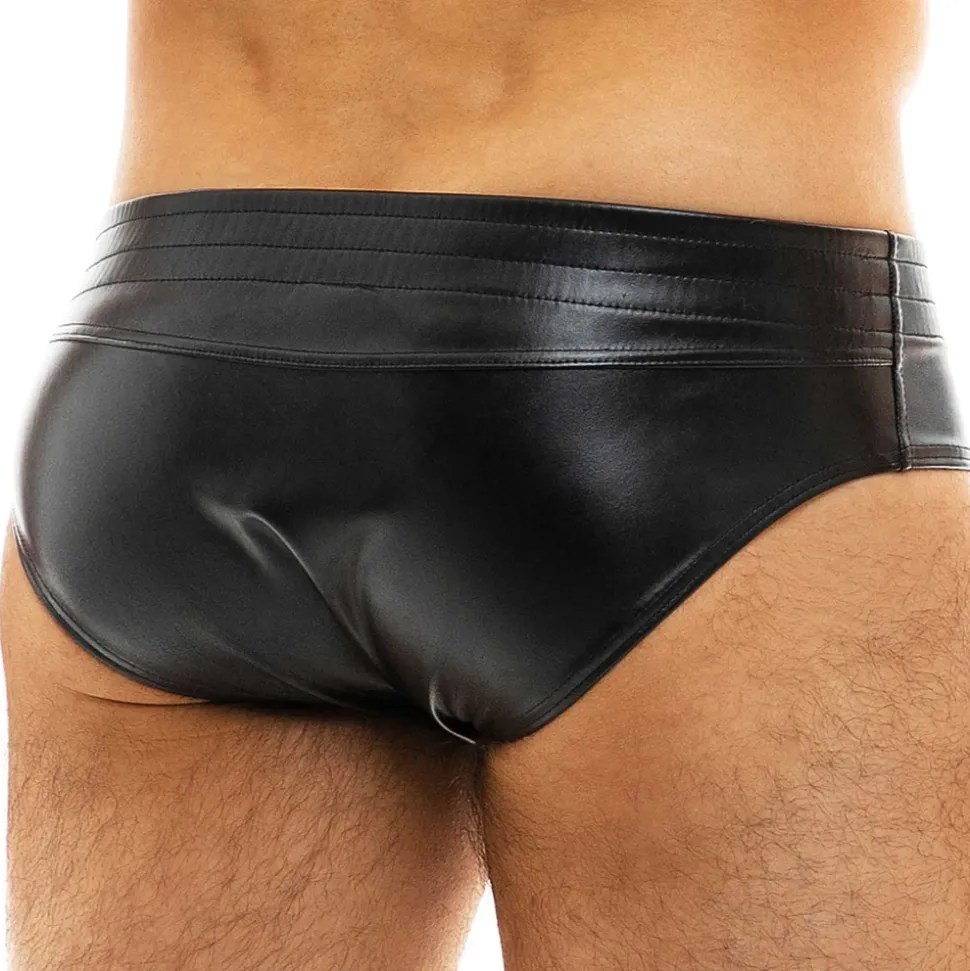 Slip Leather Simili-Cuir Noir