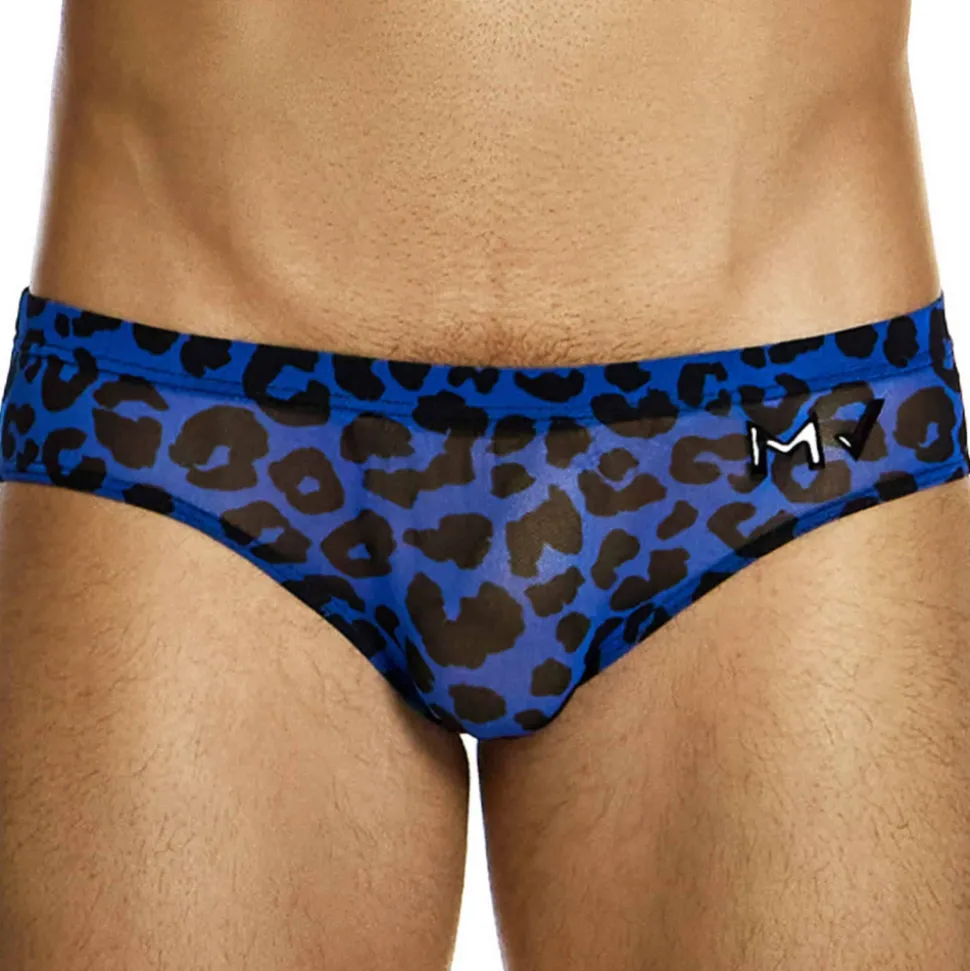 Slip Léopard Bleu