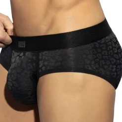 Slip Léopard Noir