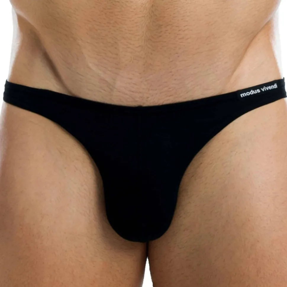 Slip Low Cut Antibactérien Noir