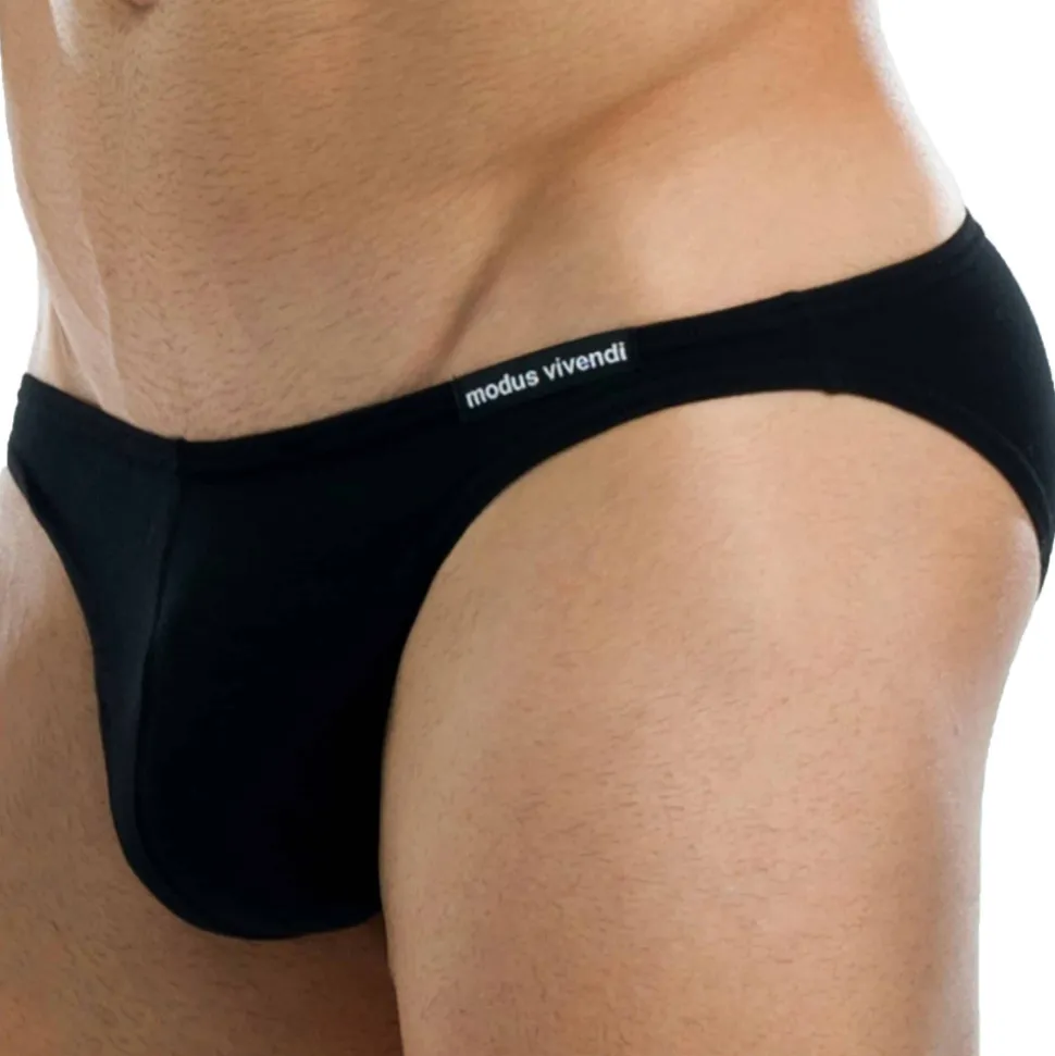 Slip Low Cut Antibactérien Noir