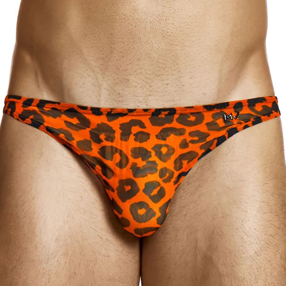 Slip Low Cut Léopard Orange