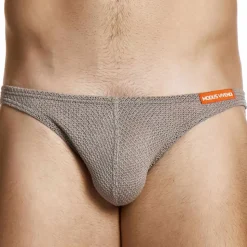 Slip Low Cut Micro Knit Marron