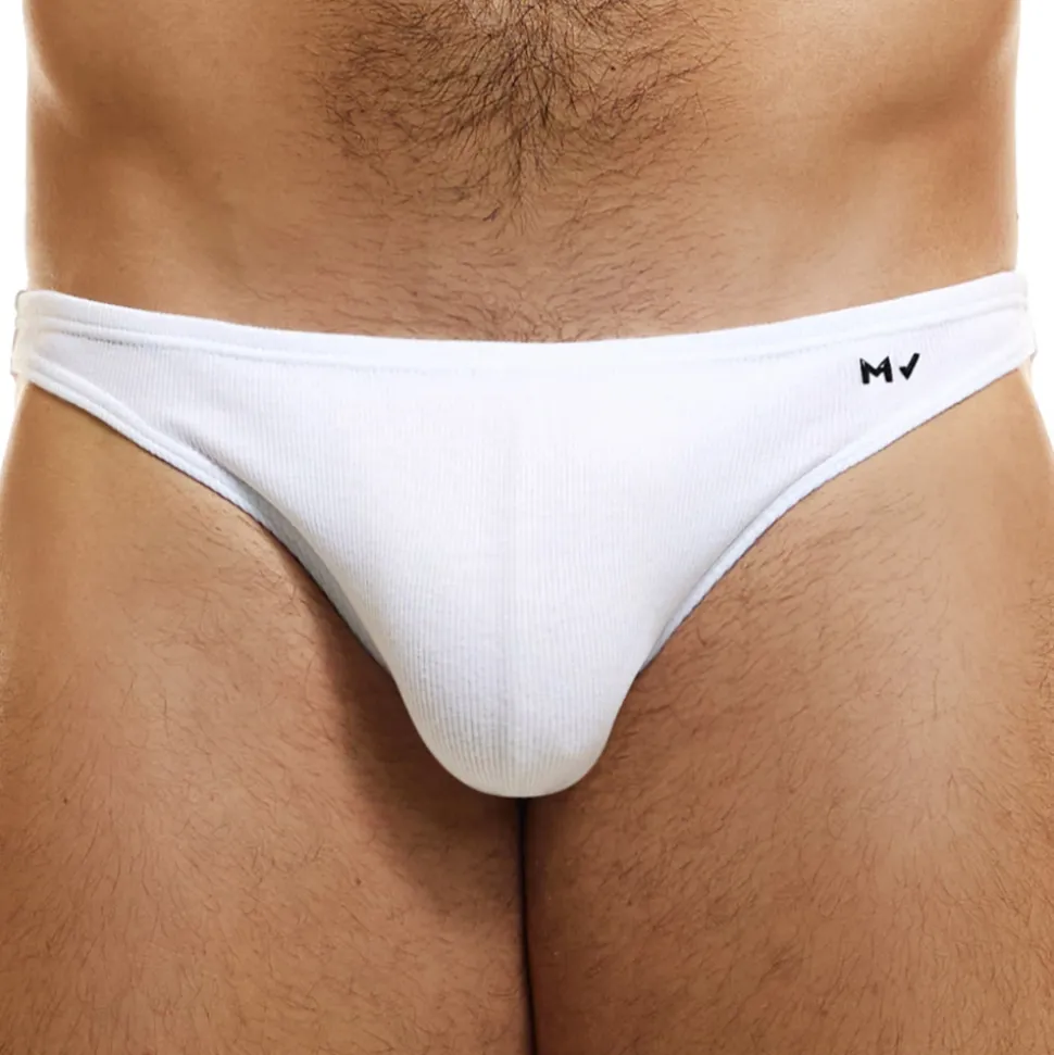 Slip Low Cut Peace Coton Blanc