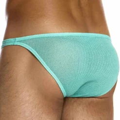 Slip Low Cut Rétro Menthe