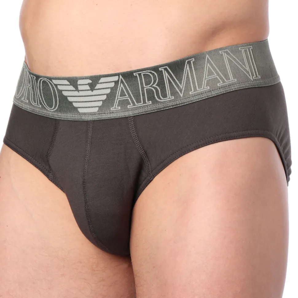 Slip Megalogo Coton Marron