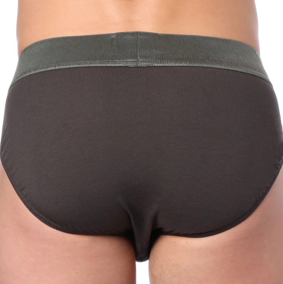 Slip Megalogo Coton Marron