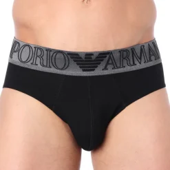Slip Megalogo Coton Noir