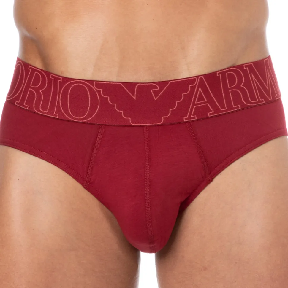 Slip Megalogo Coton Rhubarbe