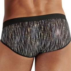 Slip Mini Pure Seduction Glitter Noir