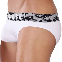 Slip Mosaico Blanc