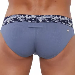 Slip Mosaico Bleu