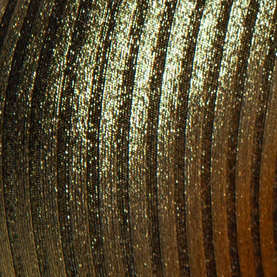 Slip Métallique Art Déco Doré