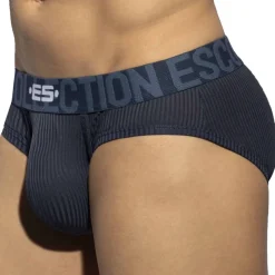 Slip Recycled Rib Bleu Marine