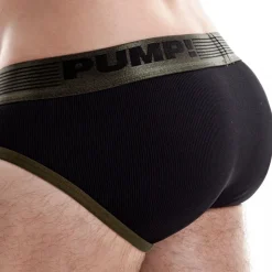 Slip Ribbed Vert Militaire