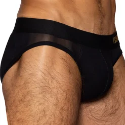 Slip Sexy Rib Noir