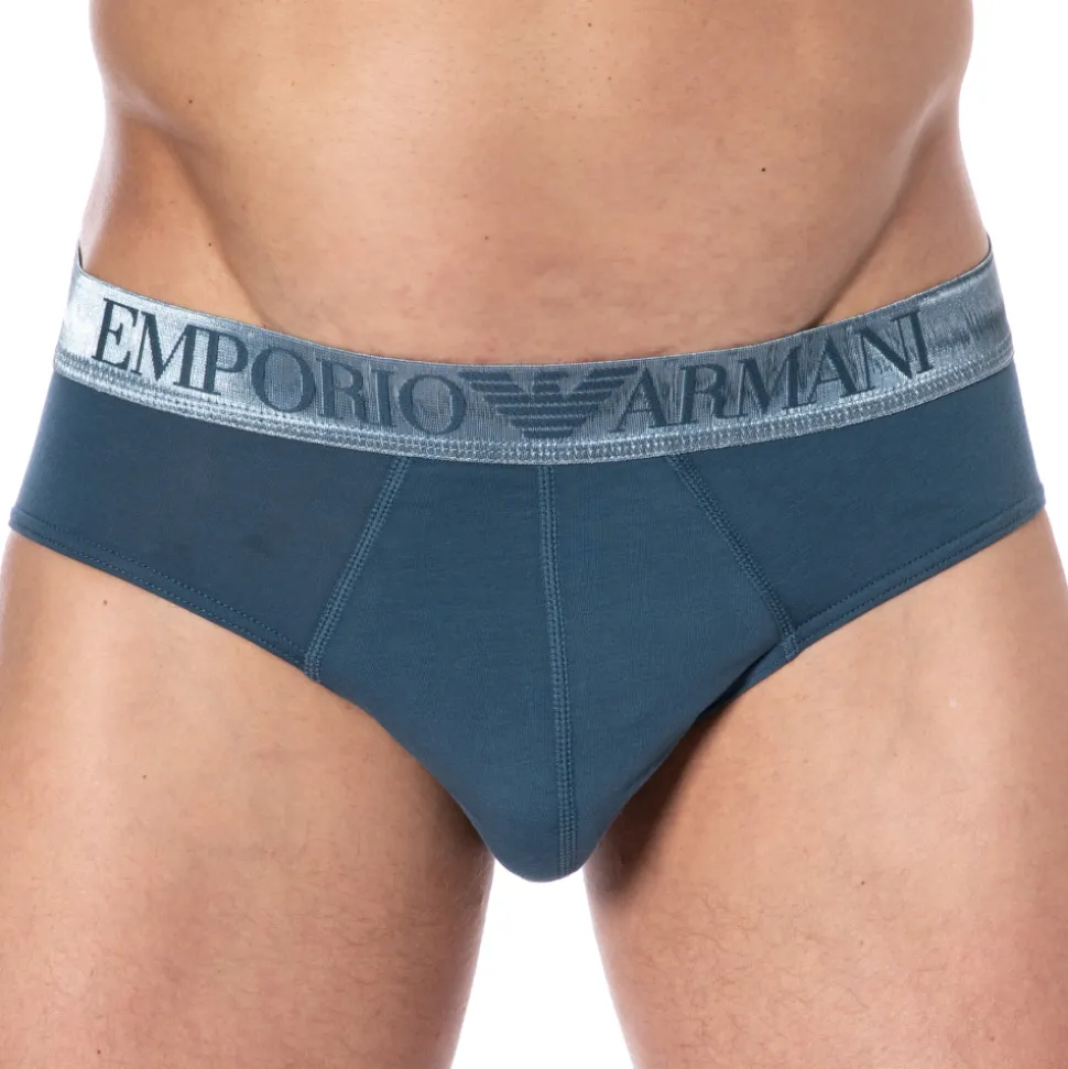 Slip Shiny Logoband Bleu