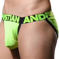 Slip Tanga Almost Naked Moisture Control Jaune Fluo