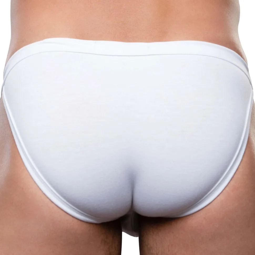 Slip Tanga Almost Naked "Sex" Bambou Blanc