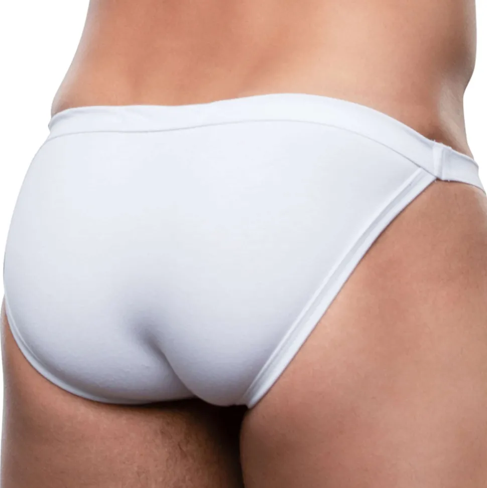 Slip Tanga Almost Naked "Sex" Bambou Blanc