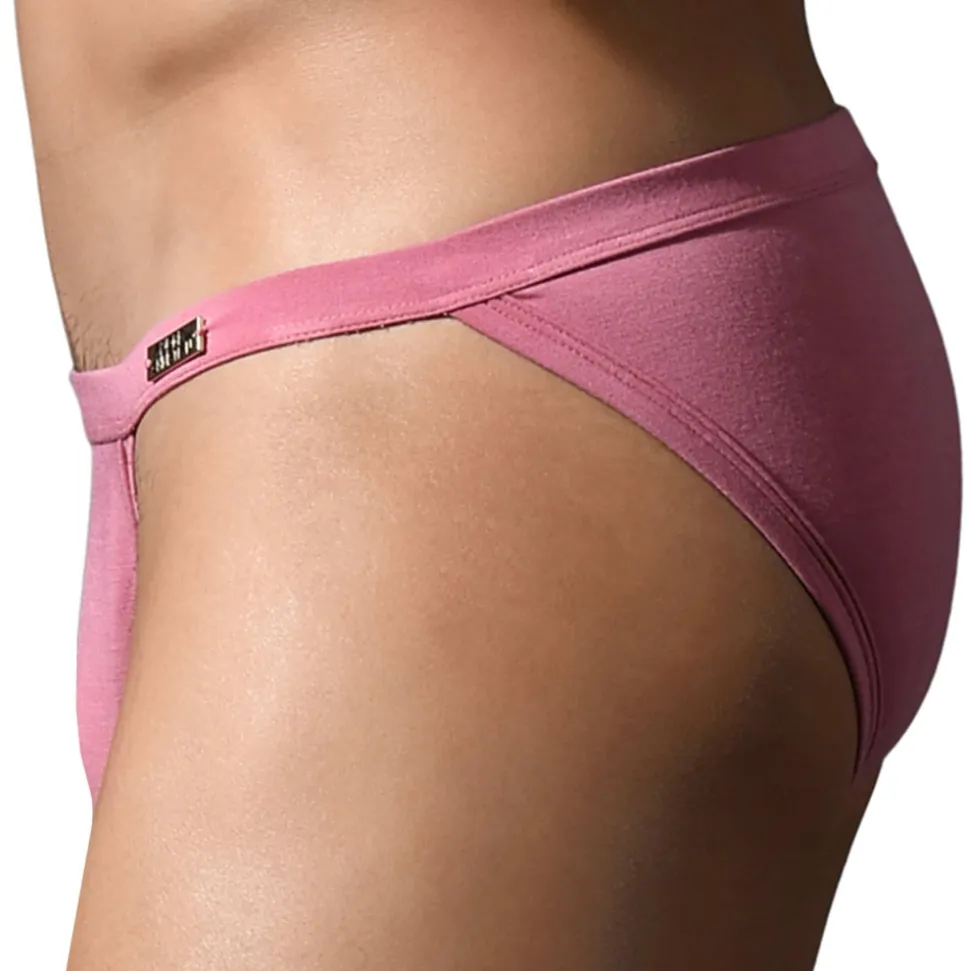 Slip Tanga Almost Naked "Sex" Bambou Rose