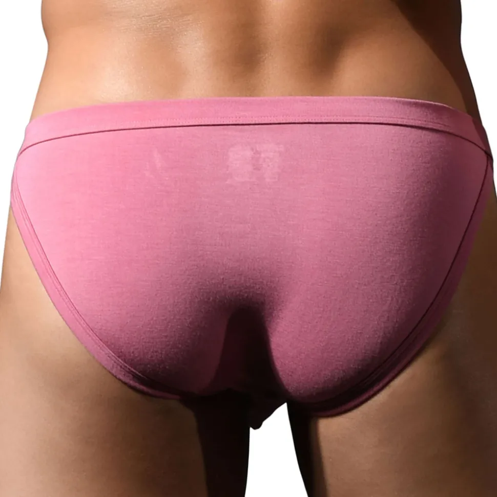 Slip Tanga Almost Naked "Sex" Bambou Rose