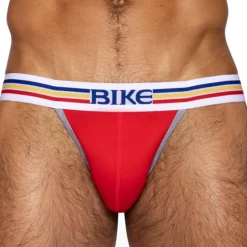 Slip Tanga Coton Rouge