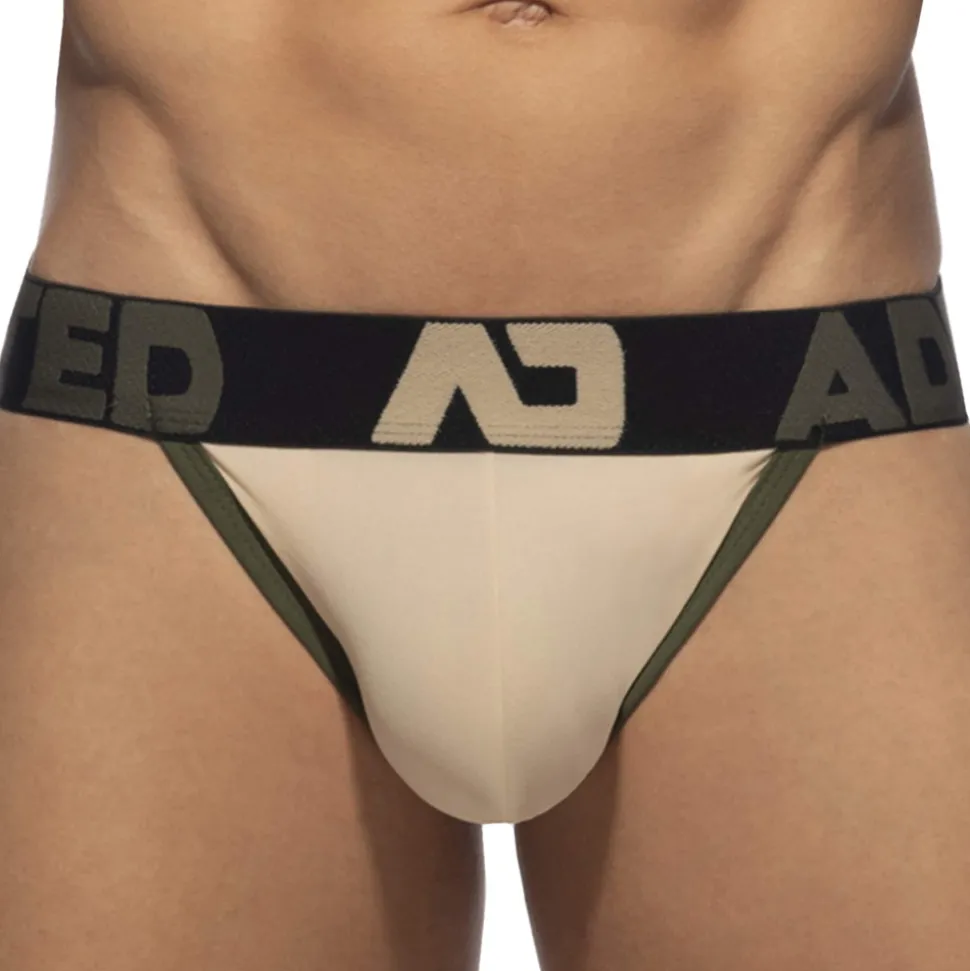 Slip Tanga Naked Feeling Push Up Beige