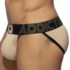 Slip Tanga Naked Feeling Push Up Beige