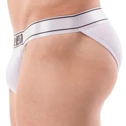 Slip Tanga Tjure Mesh Blanc