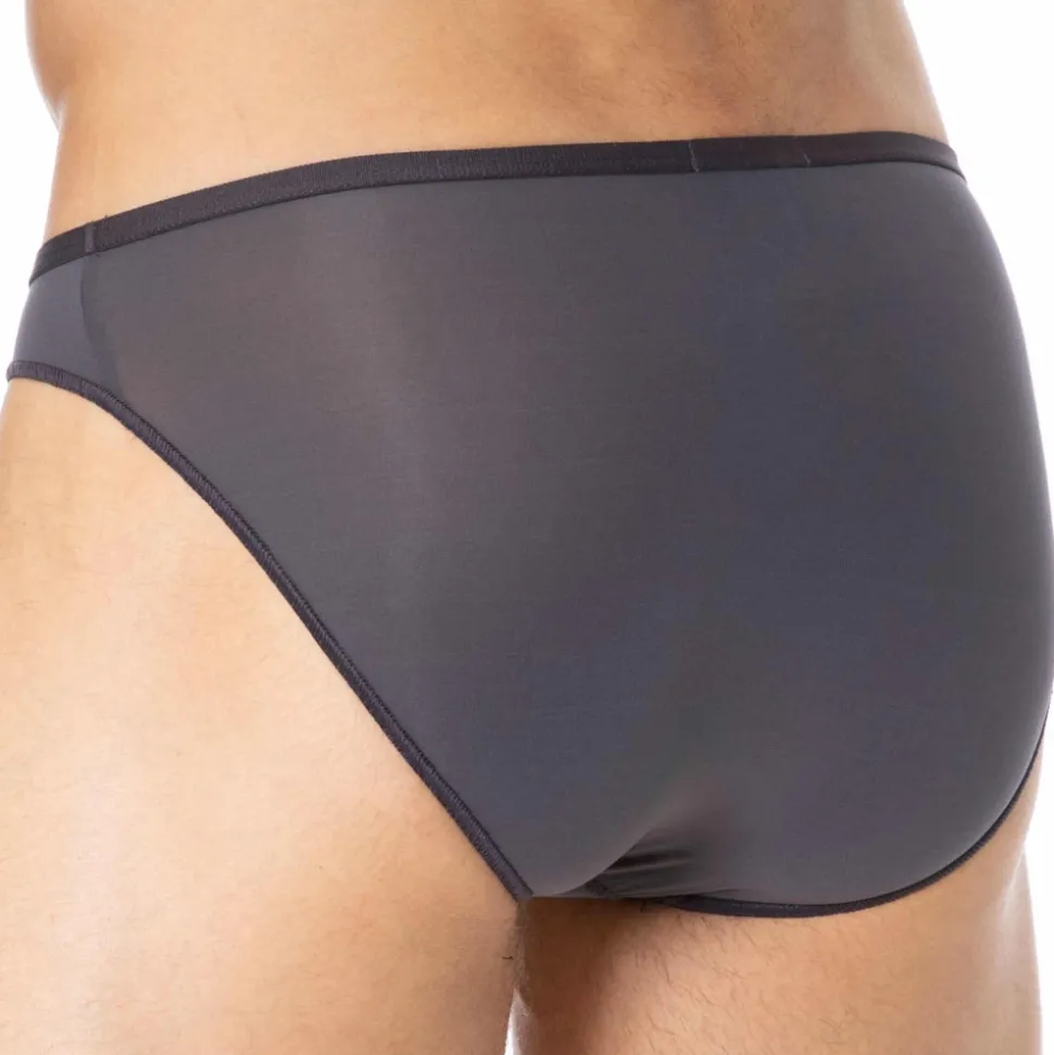 Slip Temptation Plume Gris Anthracite