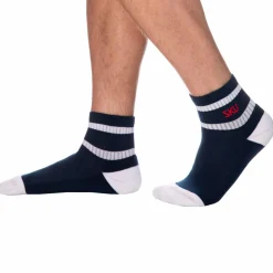 Socquettes Sport Bleu Marine