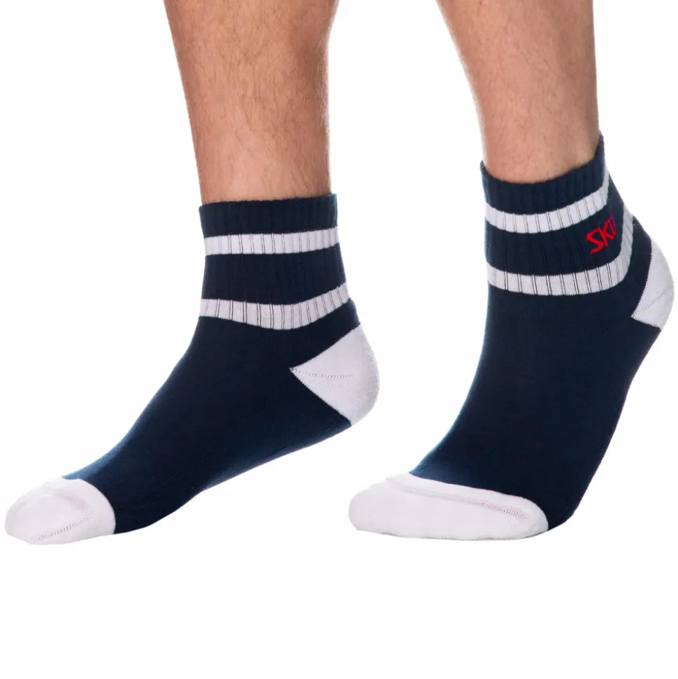 Socquettes Sport Bleu Marine