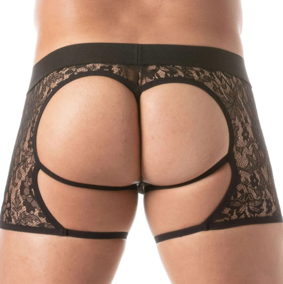 String Chaps en Dentelle Noir