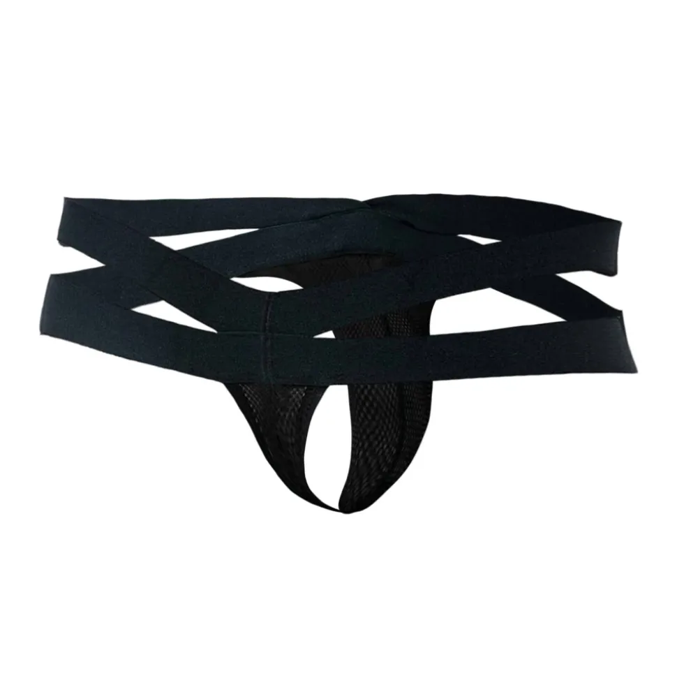 String Crossed R4VAGE Noir