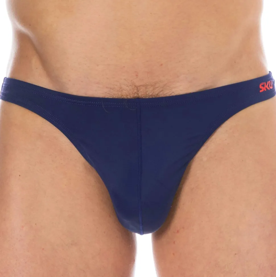 String de Bain Bleu Marine
