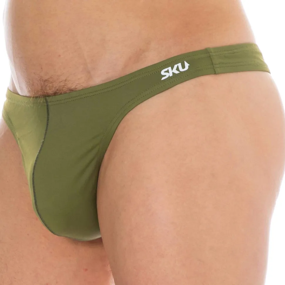 String de Bain Kaki
