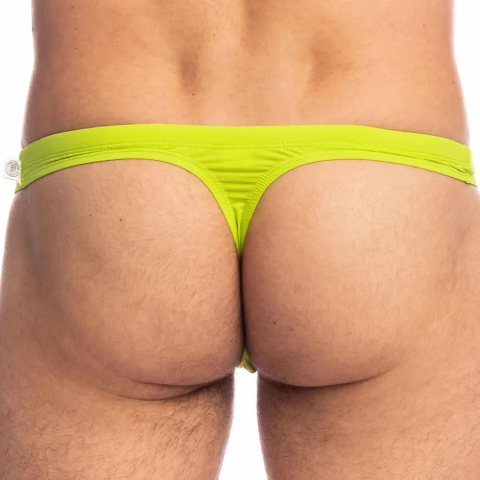 String de Bain Teddy Vert Fluo