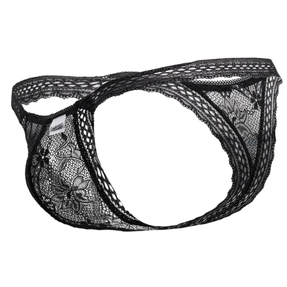 String Double Dentelle Noir
