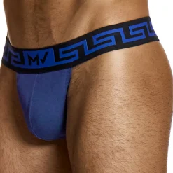 String en Lin Bleu Marine