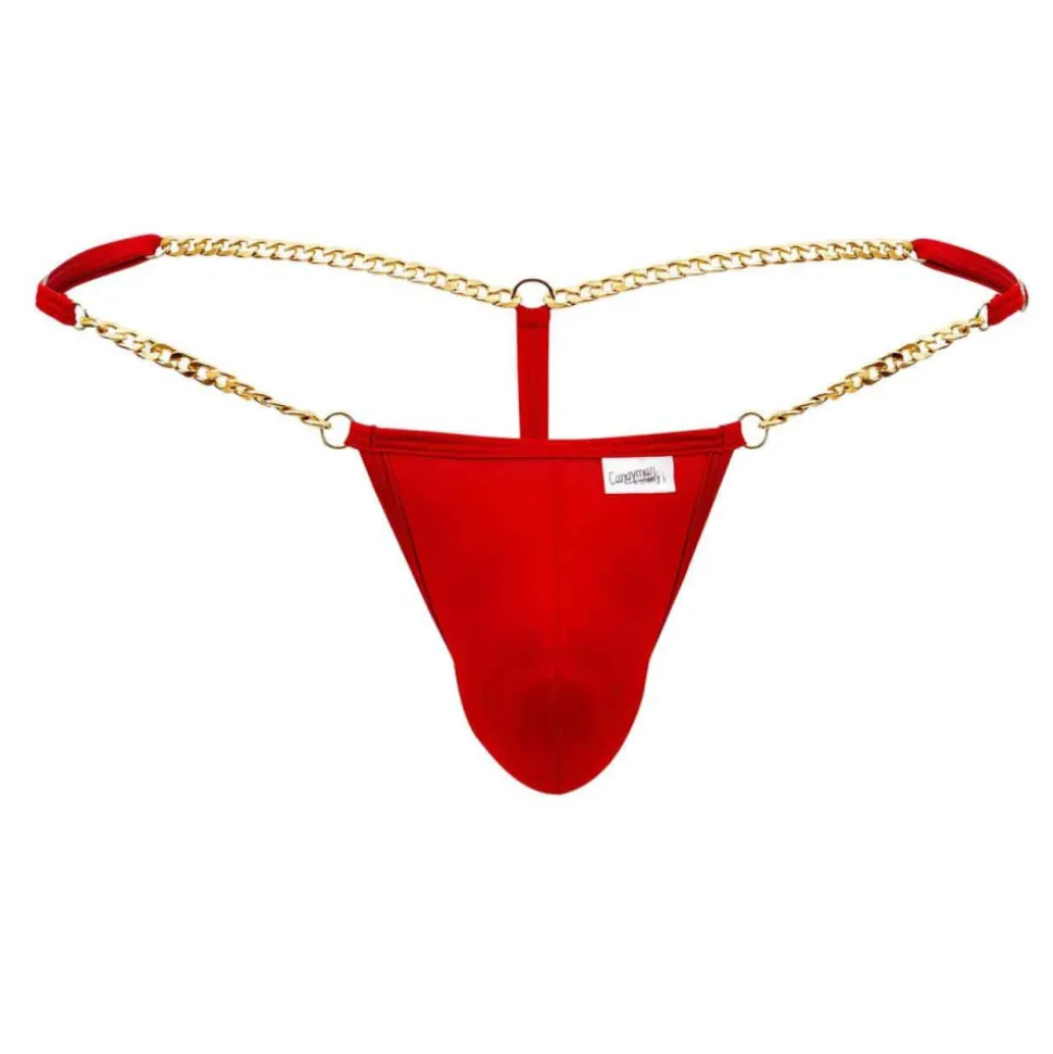 String Ficelle Chaînette Rouge