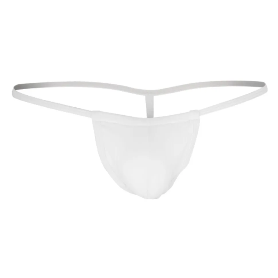 String Ficelle Coulissant Blanc