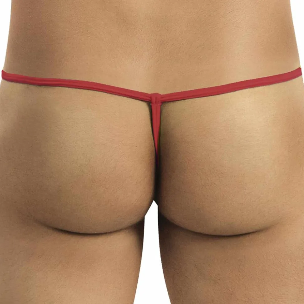 String Ficelle Coulissant Rouge