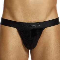 String Fourrure Noir