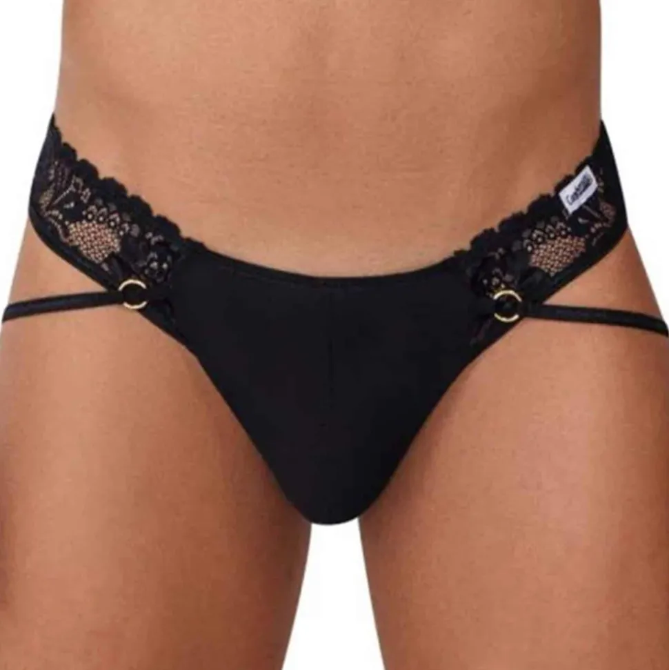 String Jock Dentelle Noir