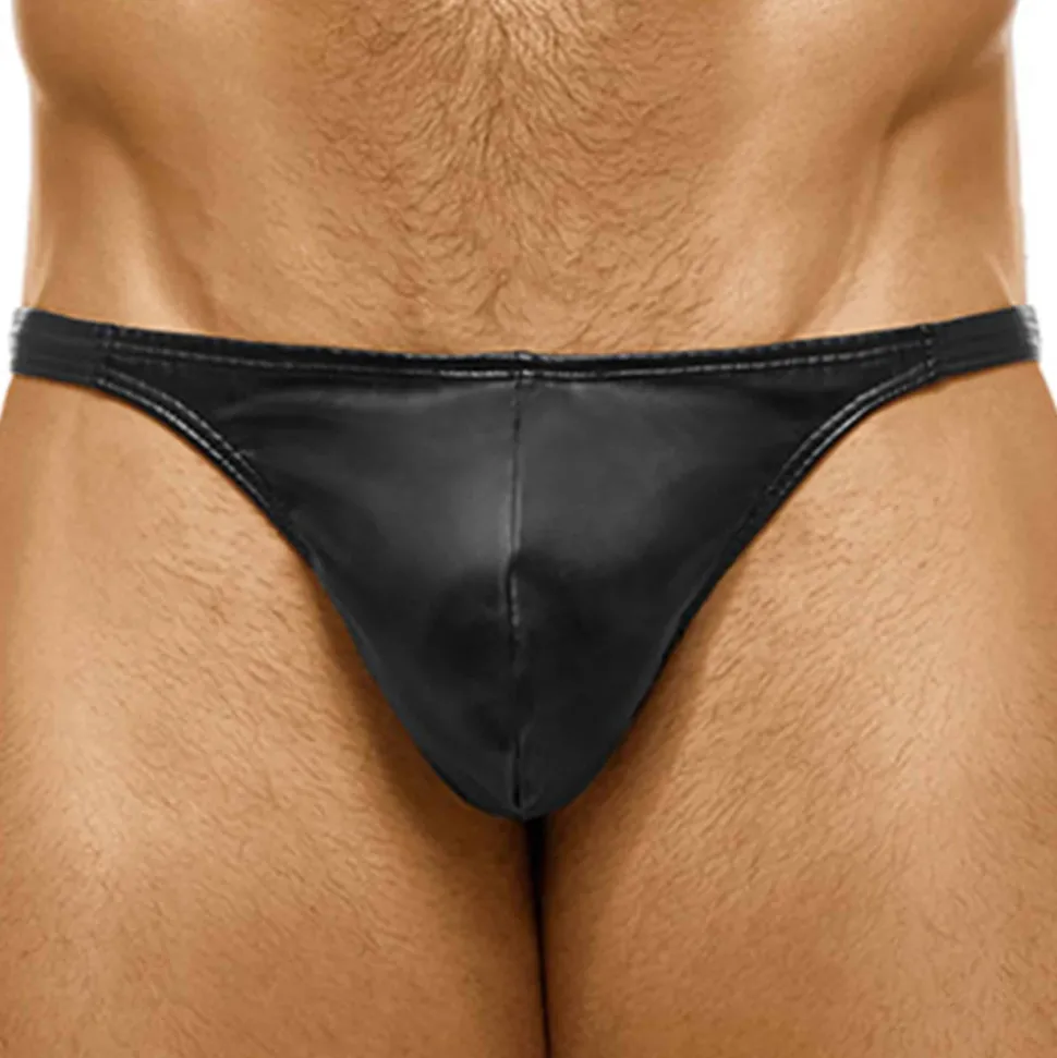 String Leather Simili-Cuir Noir