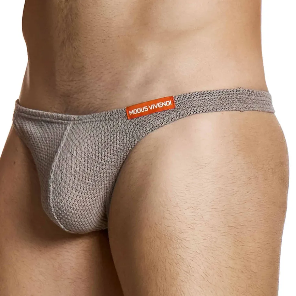 String Micro Knit Marron