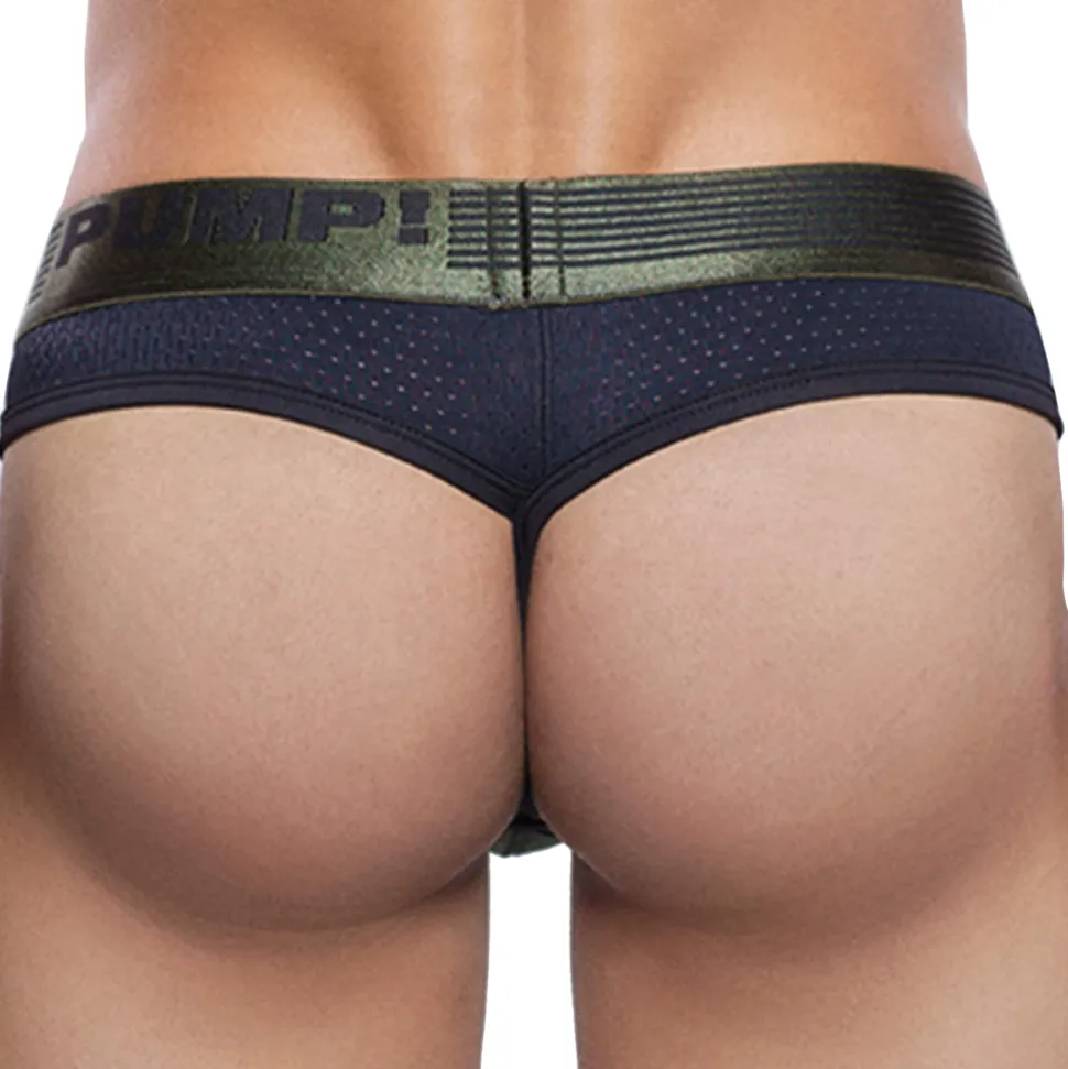 String Military Kaki - Noir